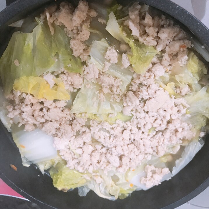 おでんの残り汁で白菜の煮物